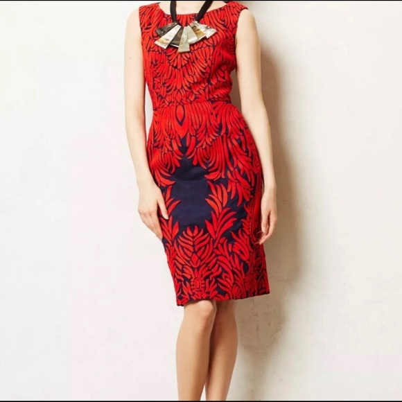 Pankaj & Nidhi Spice Tree Red Dress Size 2 NEW - Picture 2 of 10